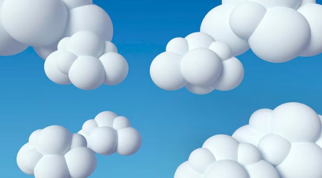 Inflatable cloud balloons