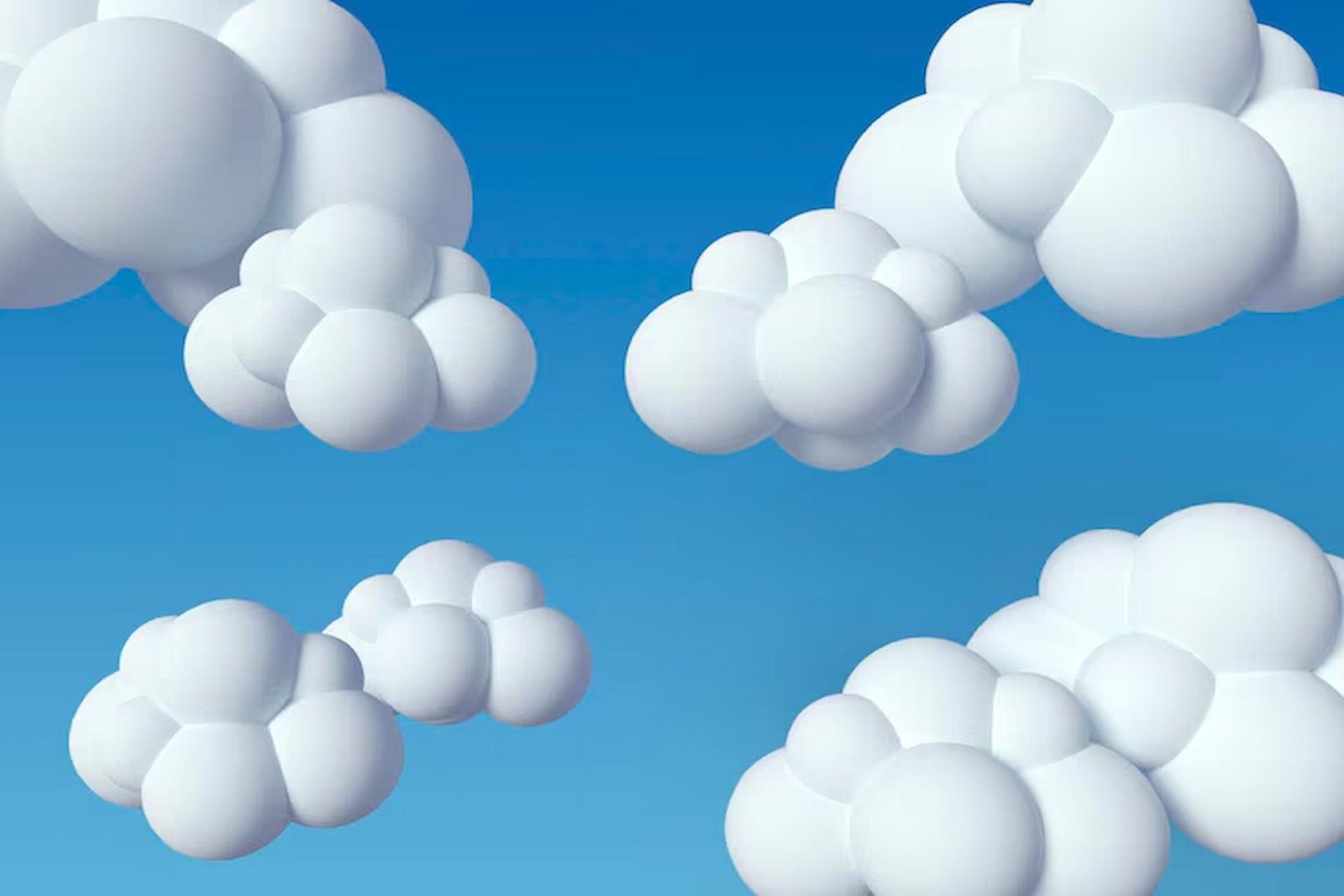 Inflatable cloud balloons